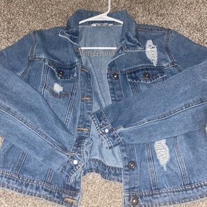 Dark blue denim jacket